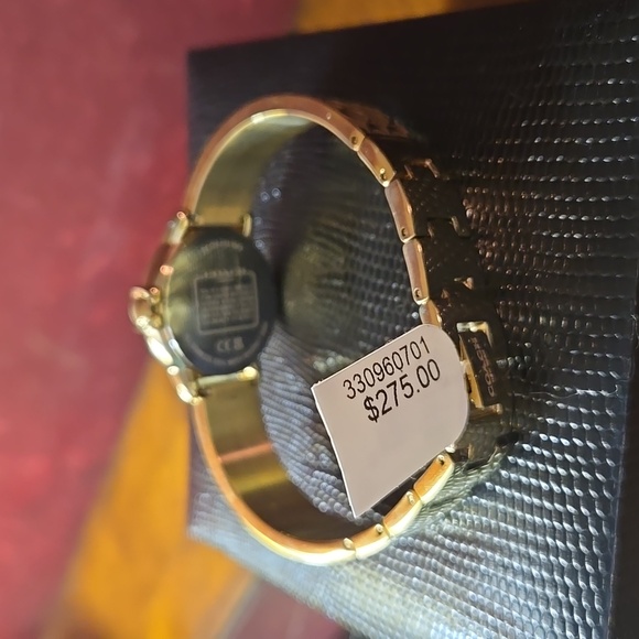 NWT - Coach Women's Arden Goldtone Bracelet Watch - Picture 6 of 14